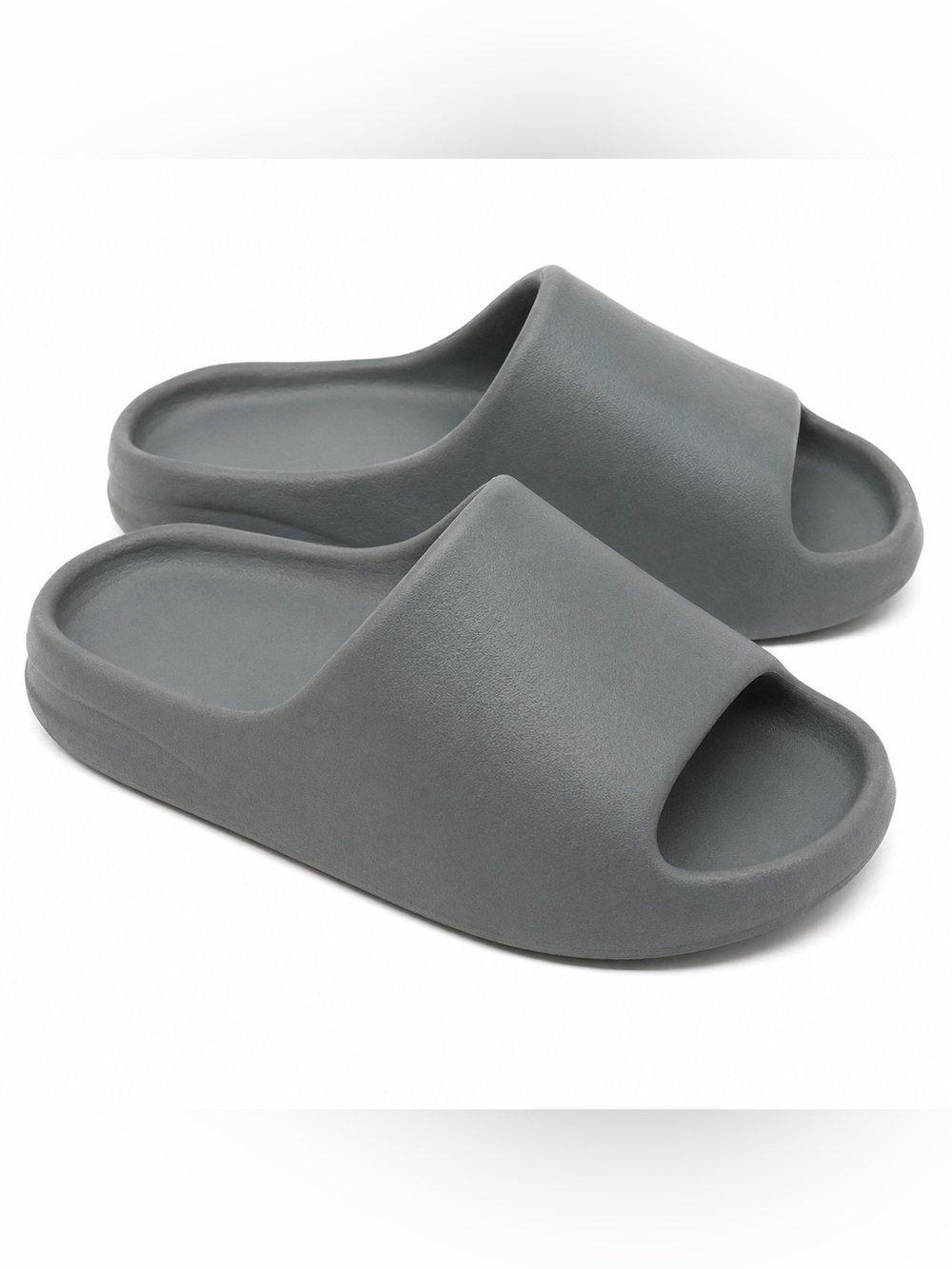 Yeezy Men's Grey Slide Sandals